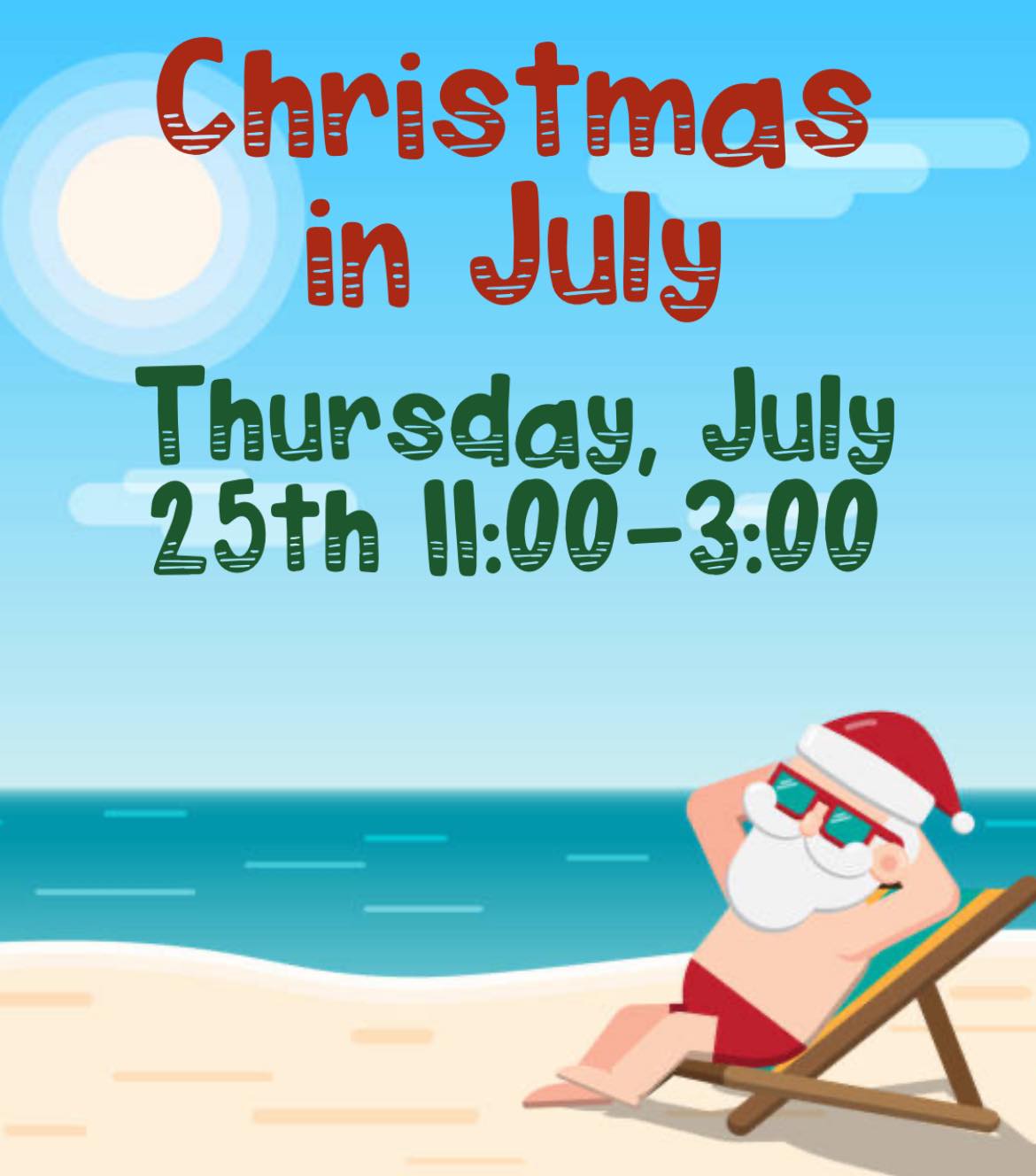 Christmas in July at The Messy Bun Campbellsville Main Street